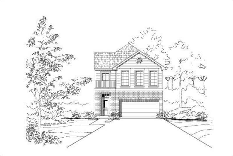 Multi-Level home (ThePlanCollection: Plan #156-1507)