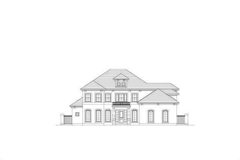 Mediterranean home (ThePlanCollection: Plan #156-1553)