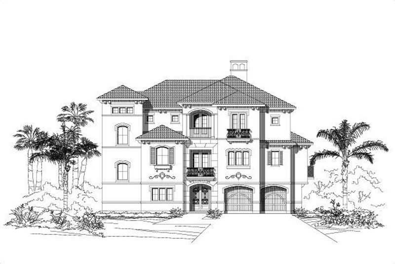 Coastal home (ThePlanCollection: Plan #156-1595)