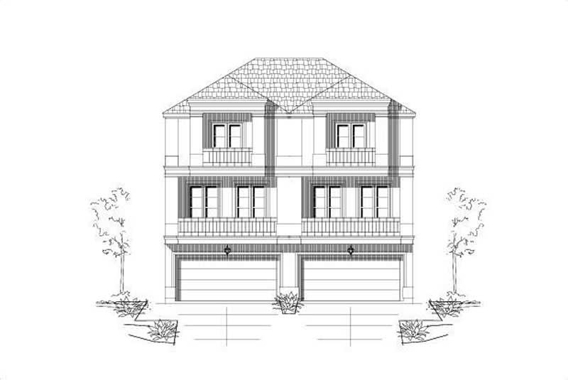 Multi-Unit home (ThePlanCollection: Plan #156-1640)
