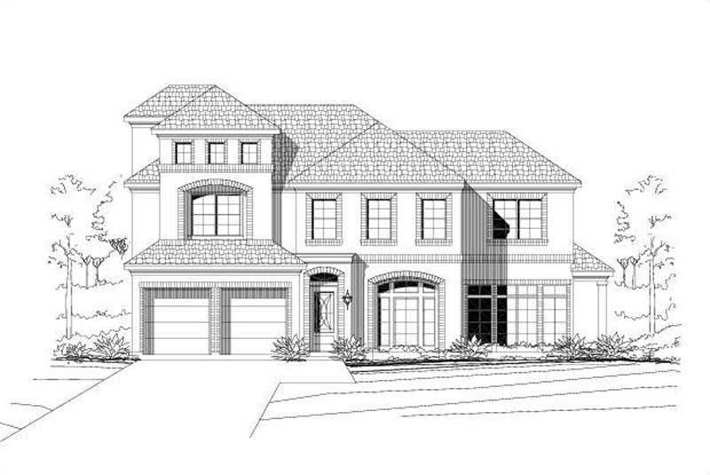 Tuscan home (ThePlanCollection: Plan #156-1709)