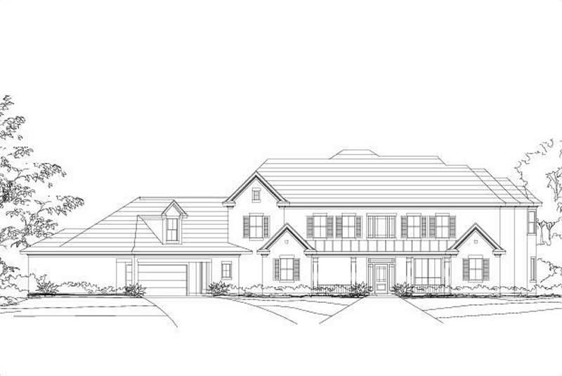 Luxury home (ThePlanCollection: Plan #156-1730)