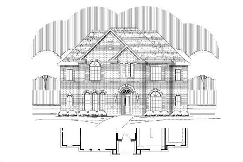 Main image for house plan # 15097
