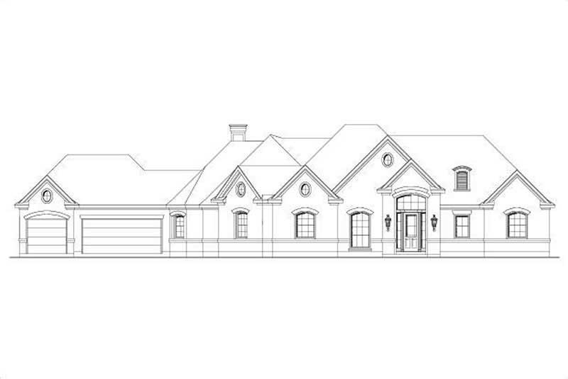 Main image for house plan # 15086