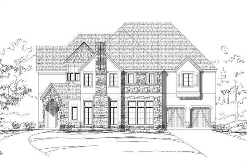 Tuscan home (ThePlanCollection: Plan #156-1991)