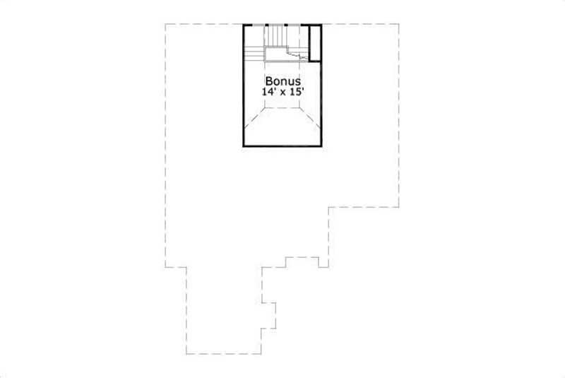 Floor Plan Third Story of Plan #156-2228