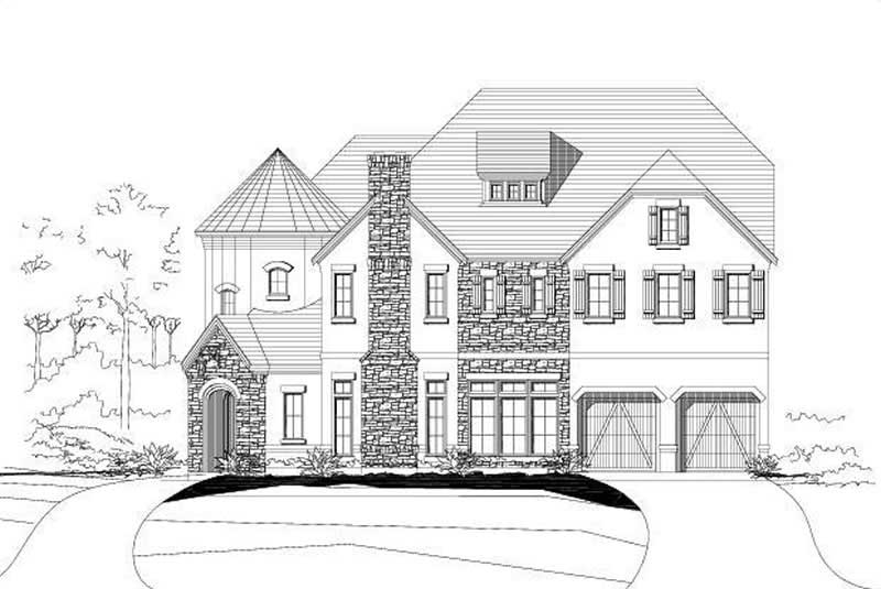 Main image for house plan # 15408
