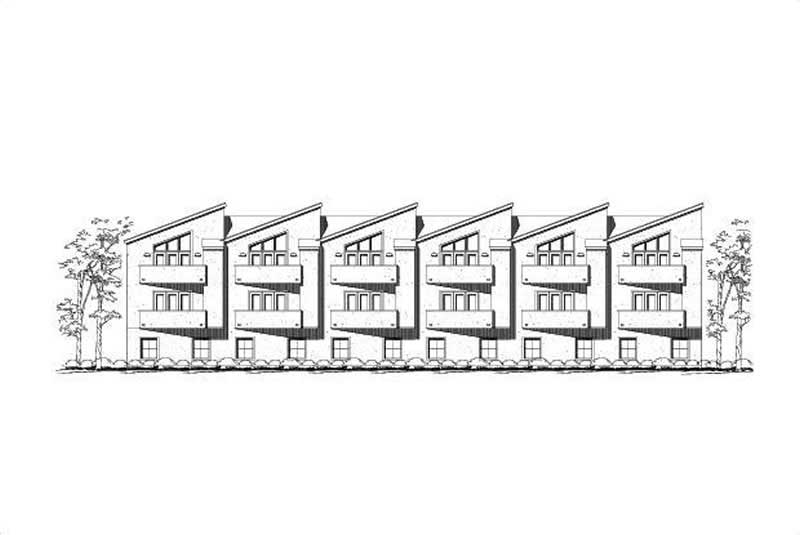 Multi-Unit home (ThePlanCollection: Plan #156-2255)
