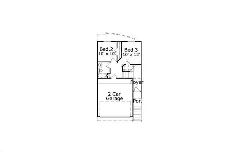 Floor Plan First Story of Multi-Unit Plan #156-2255