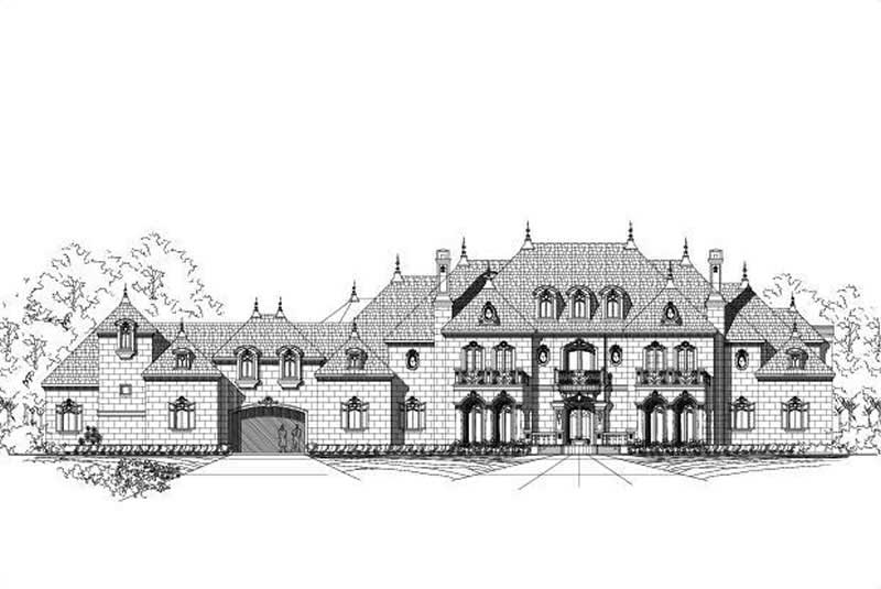 Luxury Plans front rendering.