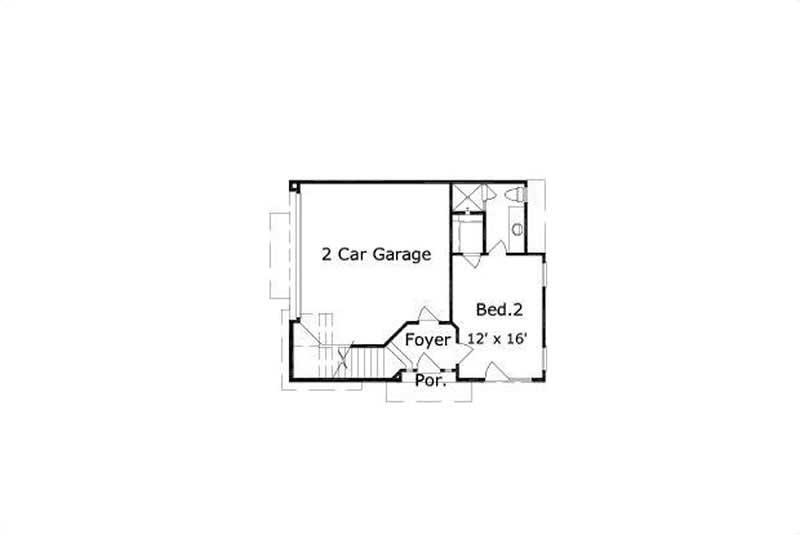 Floor Plan First Story of Multi-Unit Plan #156-2444