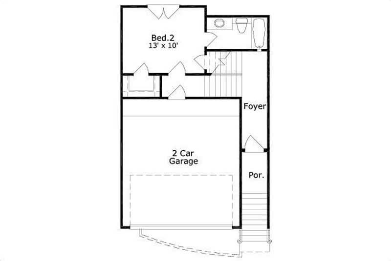 Floor Plan First Story of Multi-Unit Plan #156-2447