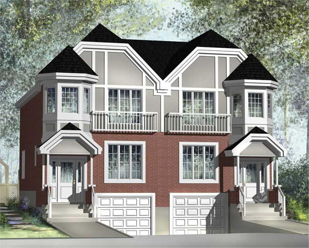 Front View of this 6-Bedroom, 3544 Sq Ft Plan - 157-1017