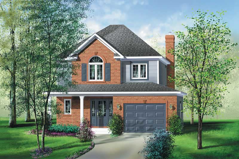 Multi-Level home (ThePlanCollection: Plan #157-1190)