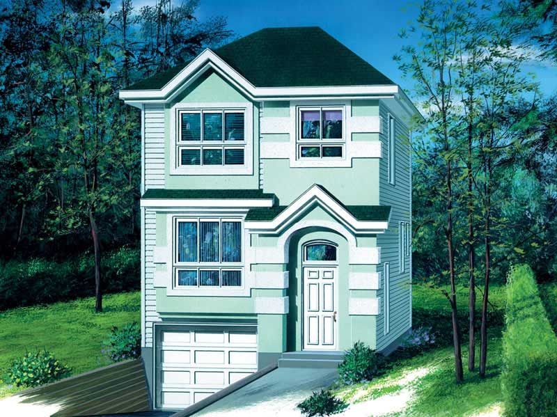 Craftsman home (ThePlanCollection: Plan #157-1198)