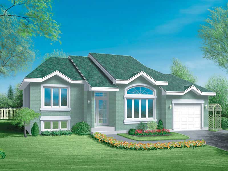 Craftsman home (ThePlanCollection: Plan #157-1200)