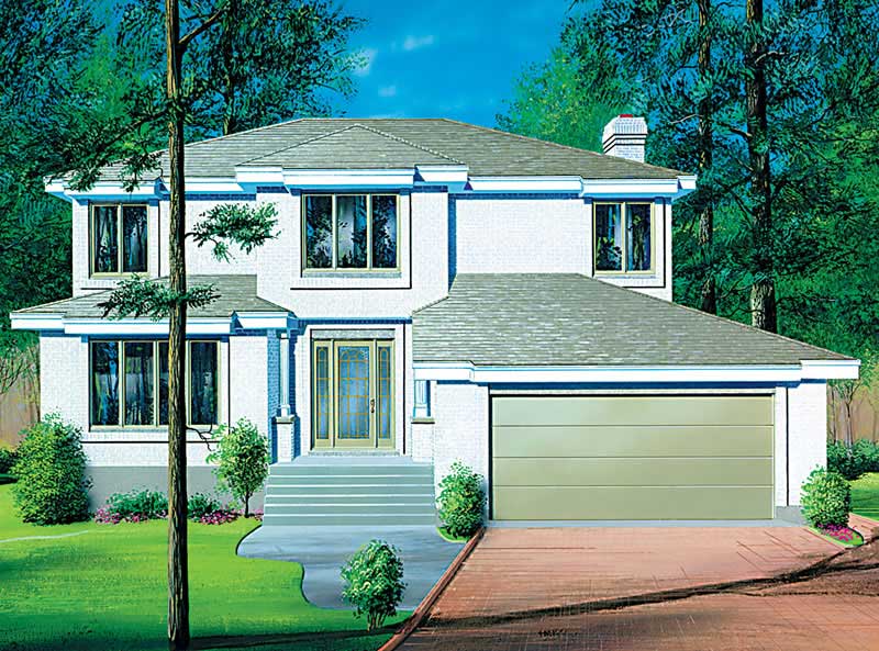 European home (ThePlanCollection: Plan #157-1239)