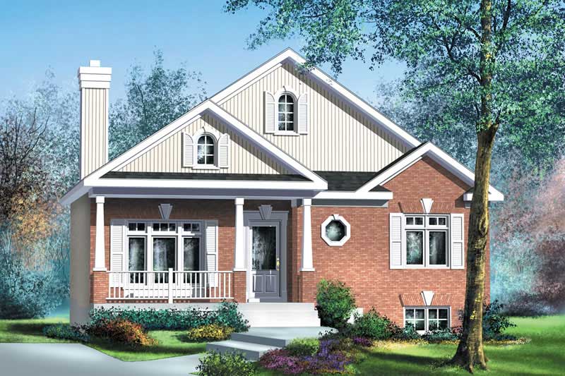 Ranch home (ThePlanCollection: Plan #157-1240)