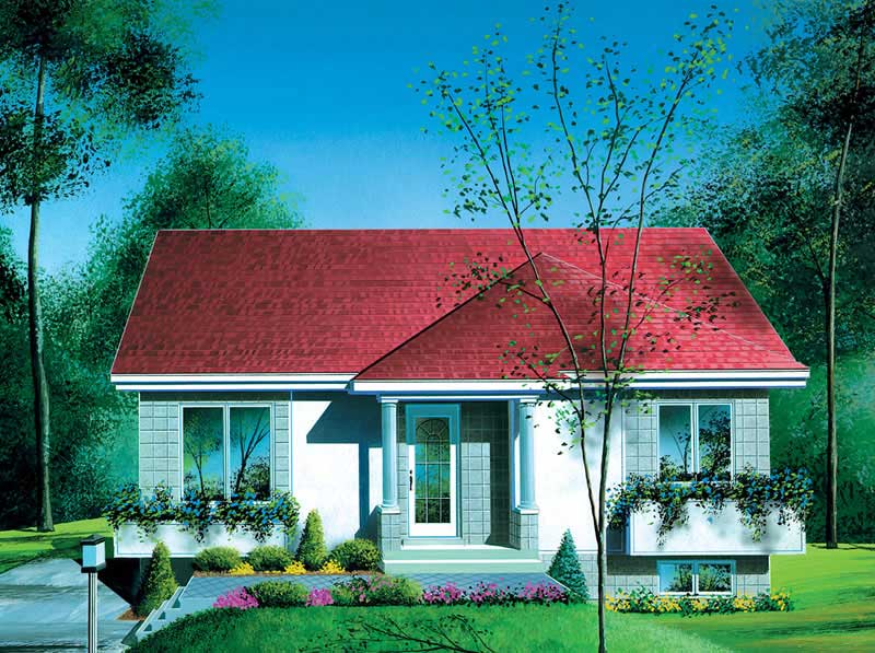 Main image for house plan # 12498