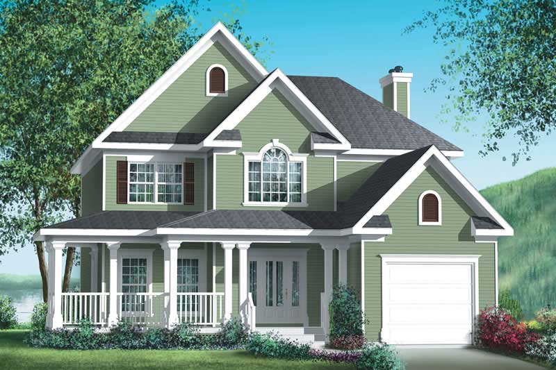Multi-Level home (ThePlanCollection: Plan #157-1248)