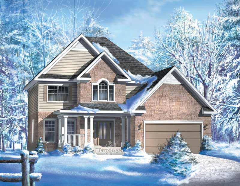 Multi-Level home (ThePlanCollection: Plan #157-1258)