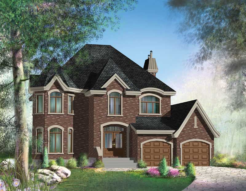 Multi-Level home (ThePlanCollection: Plan #157-1321)