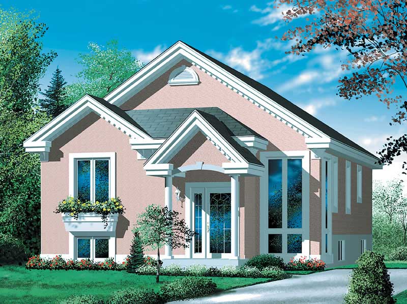 Bungalow home (ThePlanCollection: Plan #157-1325)