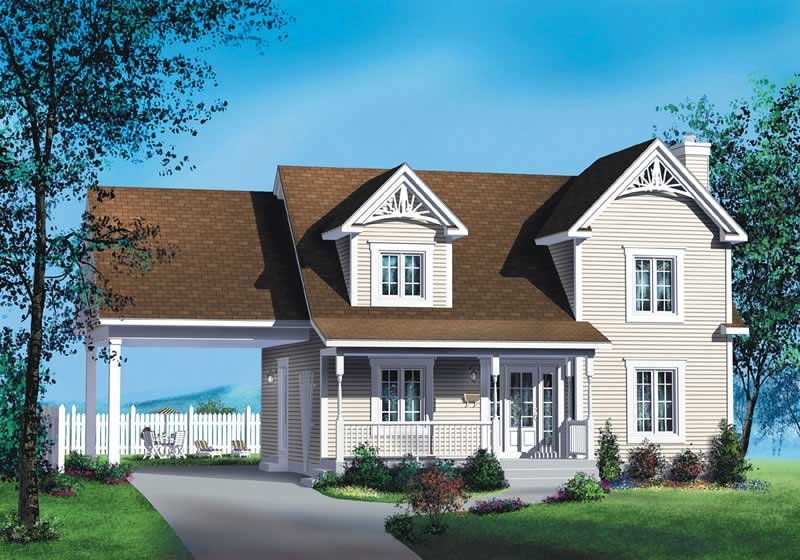 Multi-Level home (ThePlanCollection: Plan #157-1353)