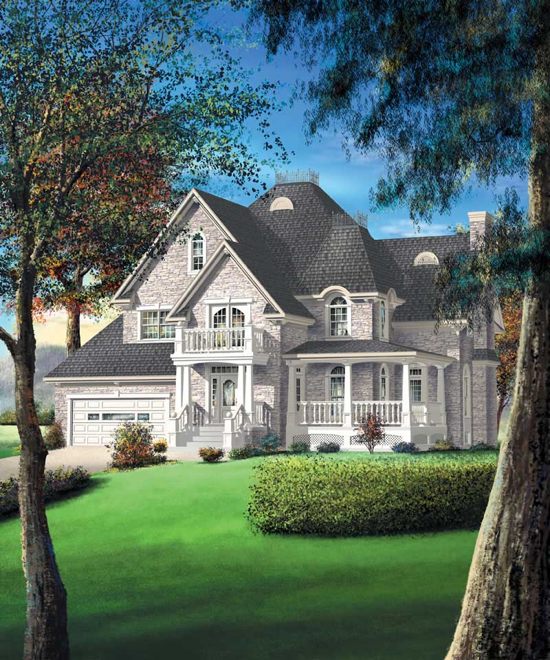 Multi-Level home (ThePlanCollection: Plan #157-1357)