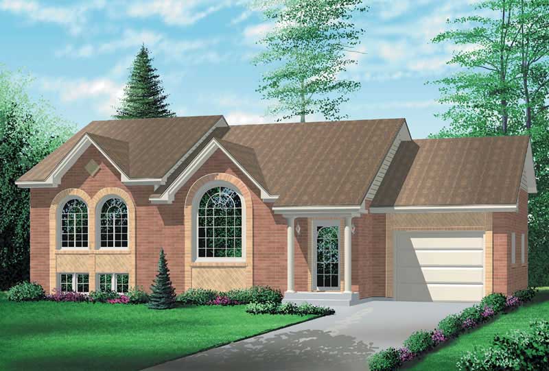 Colonial home (ThePlanCollection: Plan #157-1391)