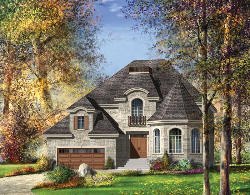 Multi-Level home (ThePlanCollection: Plan #157-1399)