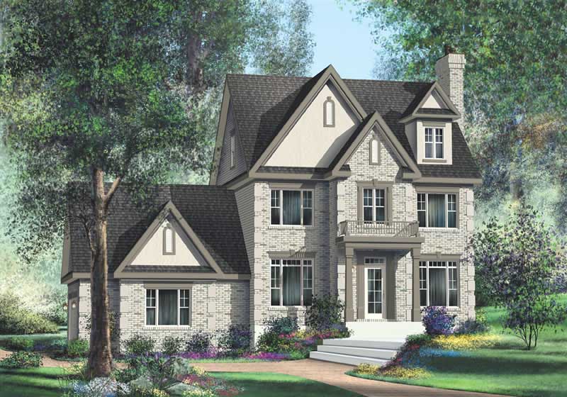 Multi-Level home (ThePlanCollection: Plan #157-1402)
