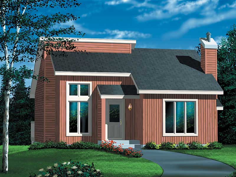 Country home (ThePlanCollection: Plan #157-1421)