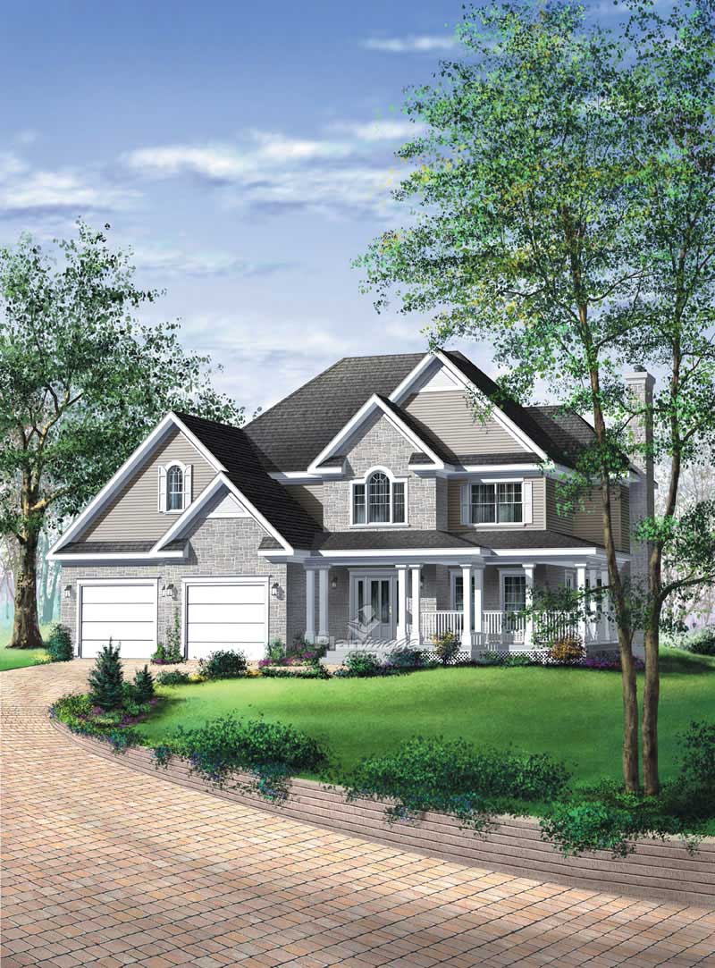 Multi-Level home (ThePlanCollection: Plan #157-1433)