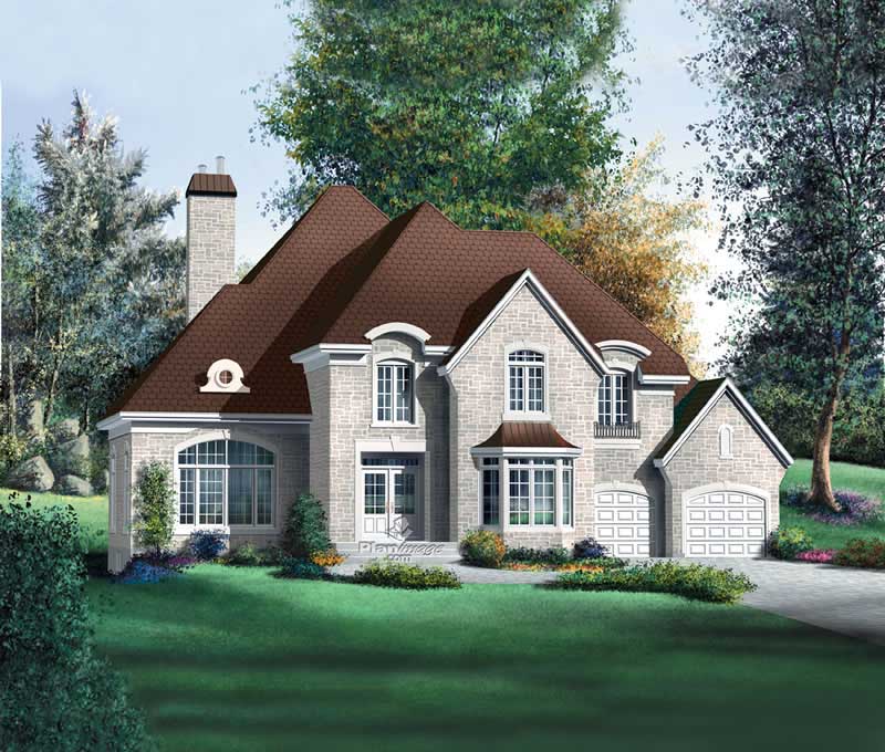 Multi-Level home (ThePlanCollection: Plan #157-1439)