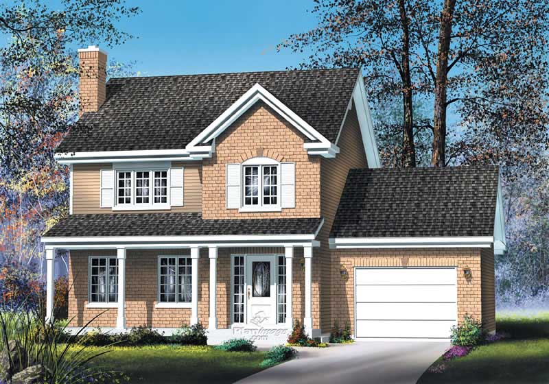 Multi-Level home (ThePlanCollection: Plan #157-1444)