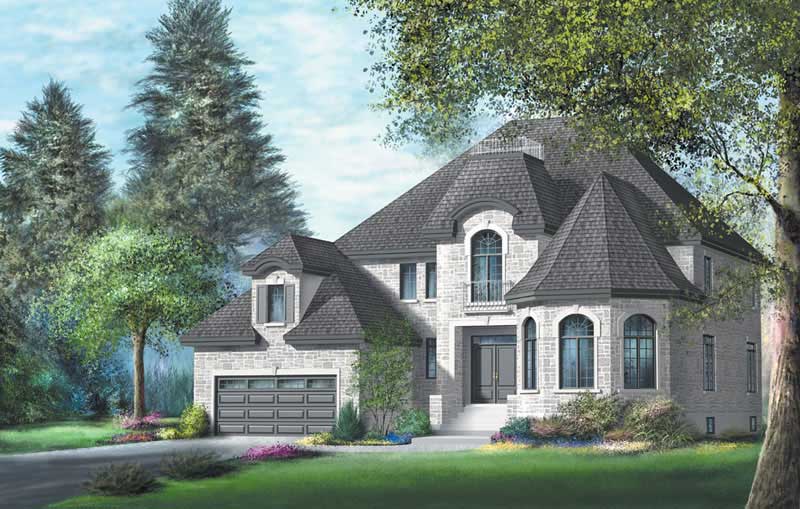 Multi-Level home (ThePlanCollection: Plan #157-1447)