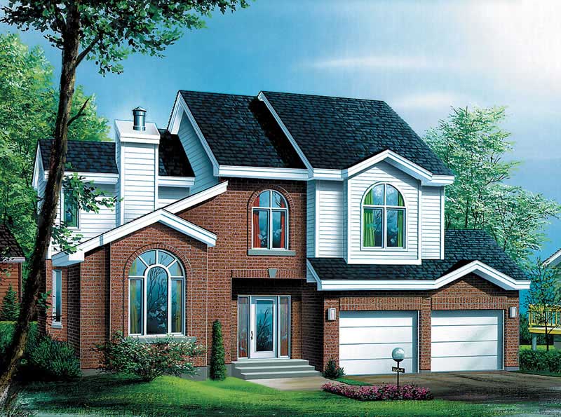 Craftsman home (ThePlanCollection: Plan #157-1458)