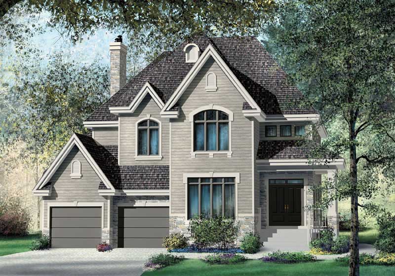 Multi-Level home (ThePlanCollection: Plan #157-1459)