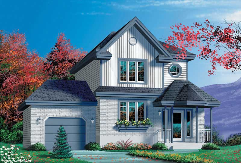 Craftsman home (ThePlanCollection: Plan #157-1472)