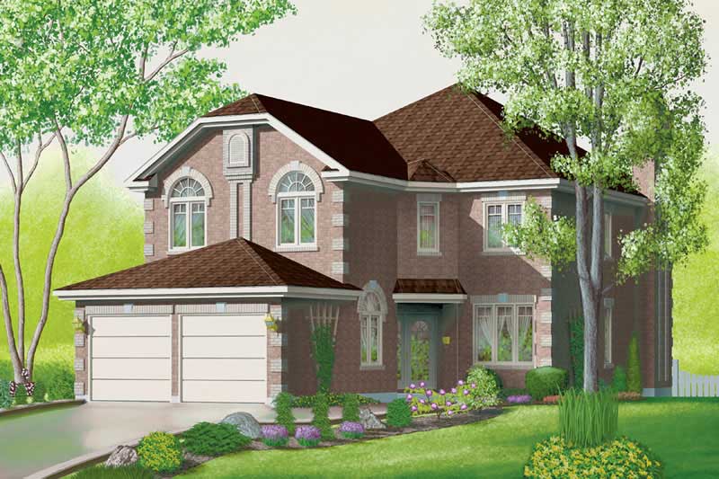 European home (ThePlanCollection: Plan #157-1486)