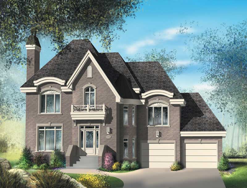 Multi-Level home (ThePlanCollection: Plan #157-1487)