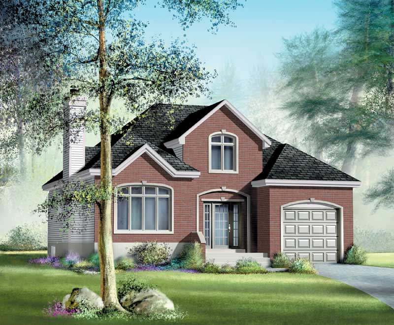 Craftsman home (ThePlanCollection: Plan #157-1497)