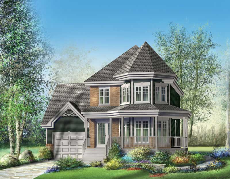 Small House Plans home (ThePlanCollection: Plan #157-1574)