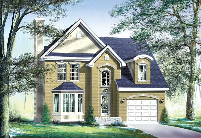 Multi-Level home (ThePlanCollection: Plan #157-1597)