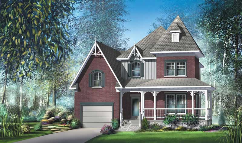 Craftsman home (ThePlanCollection: Plan #157-1602)