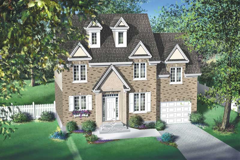 Multi-Level home (ThePlanCollection: Plan #157-1641)