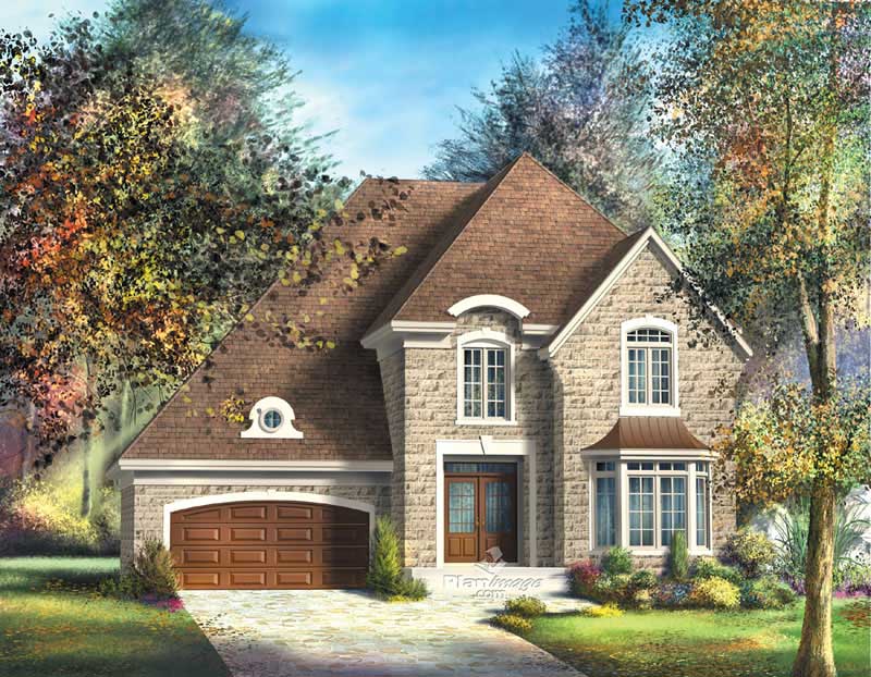 Multi-Level home (ThePlanCollection: Plan #157-1664)