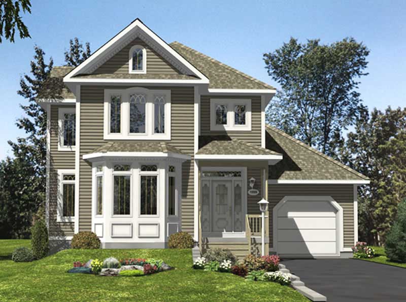 Color Rendering of this house plan