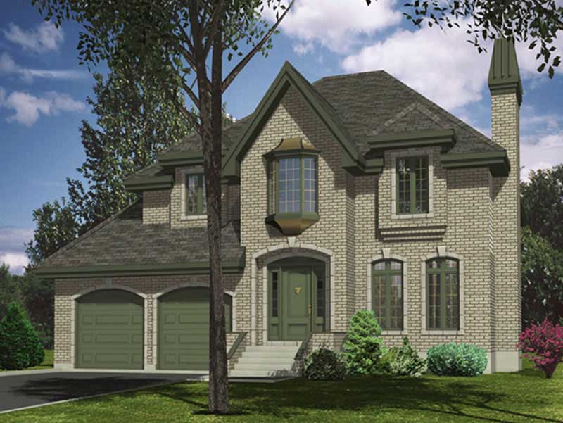 Color Rendering of this house plan